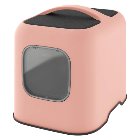 GimCat Smart Olimpia krytá toaleta pro kočky - v několika barvách Růžová Gimborn
