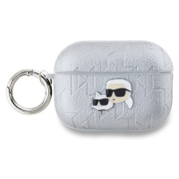 Karl Lagerfeld PU Embossed Choupette Heads Pouzdro pro AirPods Pro 2 KLAP2PGKCPS