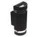 Venkovní nástěnné svítidlo KORTEK 2xGU10/30W/230V IP44 černá