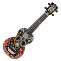 Mahalo Art Series Soprano Ukulele Skull Black