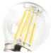 Sada 3 stmívatelných kuličkových LED světel E27 P45 kuličková lampa 5W 470lm