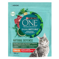 Purina ONE Dual Nature Sterilized spirulina s hovězím 750 g