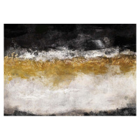 Dekoria Obraz na plátně Black&Gold Impression, 50 x 35 cm