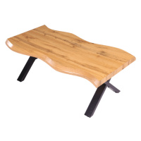 Konferenční stolek ELMER dub divoký/černá