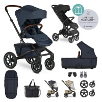 EASYWALKER Kočárek kombinovaný Jimmey Indigo Blue XXL AIR + RWS + Jackey XL Shadow Black