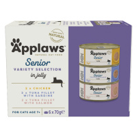 Výhodné balení Applaws Senior 12 x 70 g - Mixpaket (3 Sorten)