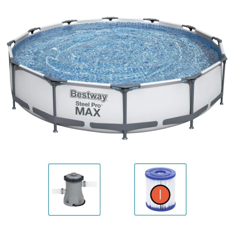 Bestway Bazén Steel Pro MAX s příslušenstvím 366 x 76 cm