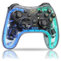 Bezdrátový Ovladač Rgb Pro Nintendo Bluetooth Ovladač S Vibracemi Gamepad