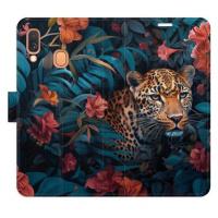 iSaprio Flip pouzdro Flower Jaguar 02 pro Samsung Galaxy A40