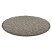 Vopi koberce Kusový koberec Alassio hnědý kruh - 100x100 (průměr) kruh cm