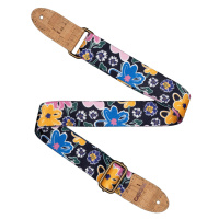 Cascha CUS-VC5 Ukulele Strap Vegan Cork Floral Sketch