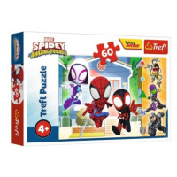 Trefl Puzzle Ve Spideyho světě/Spidey a jeho úžasní přátelé 33x22cm 60 dílků v krabici 21x14x4cm