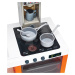 Kuchyňka Tefal Cheftronic Orange Smoby elektronická se zvukem a světlem a 20 doplňků 62 cm vysok