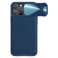 Nillkin CamShield Leather S Case Pouzdro na iPhone 14 Pro s krytem fotoaparátu modré