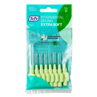 TEPE Mezizubní kartáčky Extra Soft zelené 0,8 mm v sáčku 8 ks