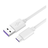 PremiumCord Kabel USB 3.1 C/M *USB 2.0 A/M, Super fast charging 5A, bílý, 1m