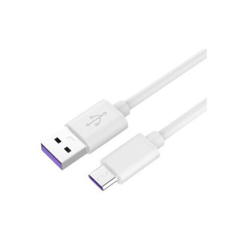 PremiumCord Kabel USB 3.1 C/M *USB 2.0 A/M, Super fast charging 5A, bílý, 1m