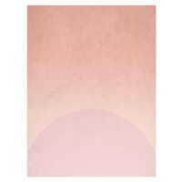 Ilustrace planet pink sunrise, Finlay & Noa, 30x40 cm