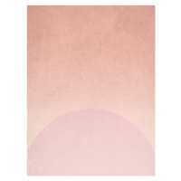 Ilustrace planet pink sunrise, Finlay & Noa, 30 × 40 cm