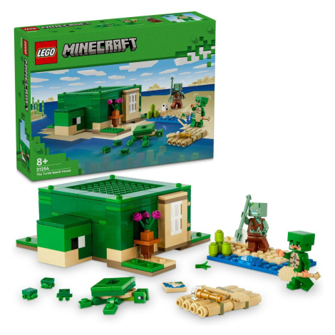 LEGO® Minecraft® 21254 Želví domeček na pláži