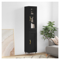 vidaXL Skříň highboard černá 34,5 x 34 x 180 cm kompozitní dřevo