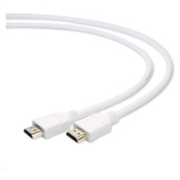 Kabel CABLEXPERT CC-HDMI4-W-10 HDMI-HDMI 3m, 1.4, M/M stíněný, zlacené kontakty, bílý