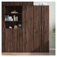 vidaXL Skříň highboard hnědý dub 45 x 42,5 x 185 cm kompozitní dřevo