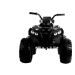 mamido Dětská elektrická čtyřkolka ATV s ovladačem, EVA kola černá