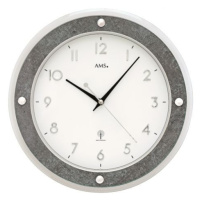 Designové nástěnné hodiny 5566 AMS řízené rádiovým signálem 31cm