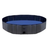 Purlov 23832 Skládací bazének pro psy 160 × 30 cm, modro-šedý