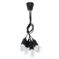 Černé závěsné svítidlo 25x25 cm Rene - Nice Lamps
