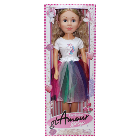 Panenka nevěsta 80 cm jednorožčí šaty ALLTOYS