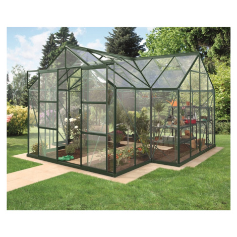 Skleník ze skla VITAVIA SIRIUS, čiré sklo 3 mm, zelený LG1206 Vitavia Garden