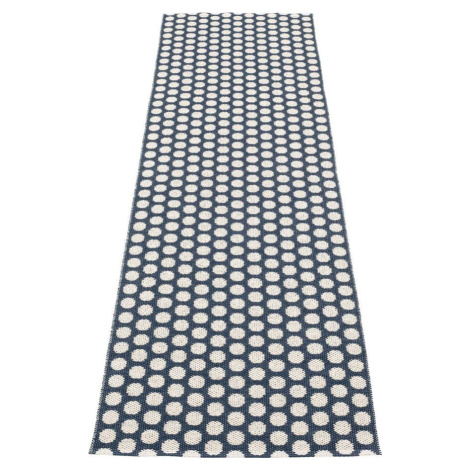 Tmavě modrý vnitřní a venkovní běhoun 70x250 cm Noa Dark Blue – Pappelina