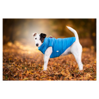 Vsepropejska Color-rainy obleček pro psa na zip Barva: Modrá, Délka zad (cm): 25, Obvod hrudníku