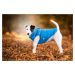 Vsepropejska Color-rainy obleček pro psa na zip Barva: Modrá, Délka zad (cm): 25, Obvod hrudníku