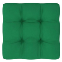SHUMEE Poduška na pohovku z palet 12 × 50 × 50 cm, zelená