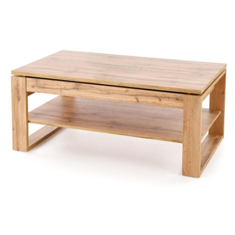 Konferenční stolek BETTY s úložným prostorem — dekor dub artisan