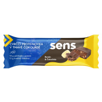 SENS Cvrččí proteinovka v tmavé čokoládě Banán & čokoláda 60 g