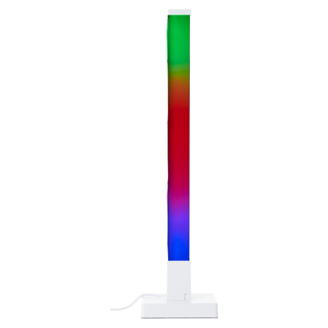 Brilliant LED stolní lampa Neele bílá 3 W, 65 lm, RGB, 50 x 12,5 x 12,5 cm