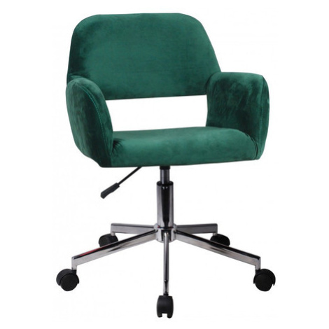 Otočná židle FD-22, zelená Akord