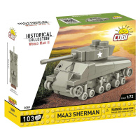 Cobi 3089 tank sherman m4a3, 1:72