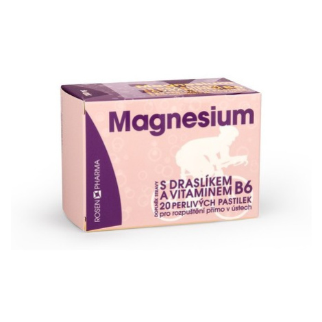 Rosen Magnesium 300mg perlivé pastilky 20ks Rosen Pharma