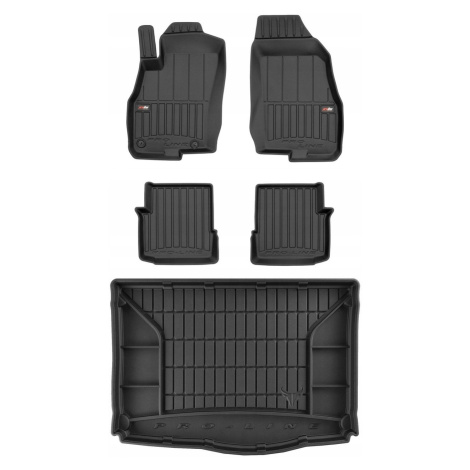 Set 3D Koberečky a rohož Fiat Grande Punto 3d hatchback 2005-2012