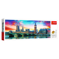 Trefl Puzzle Big Ben a Westminsterský palác, Londýn / 500 dílků Panoramatické - Trefl