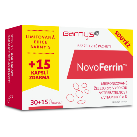 Barnys NovoFerrin cps.30+15 ZDARMA Barny´s