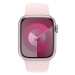 Apple Watch Series 9 41mm Růžový hliník se světle růžovým sportovním řemínkem S/M Růžová