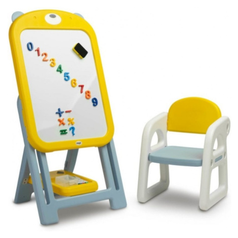 Toyz Dětská magnetická tabule se stolečkem TOYZ TED - žlutá