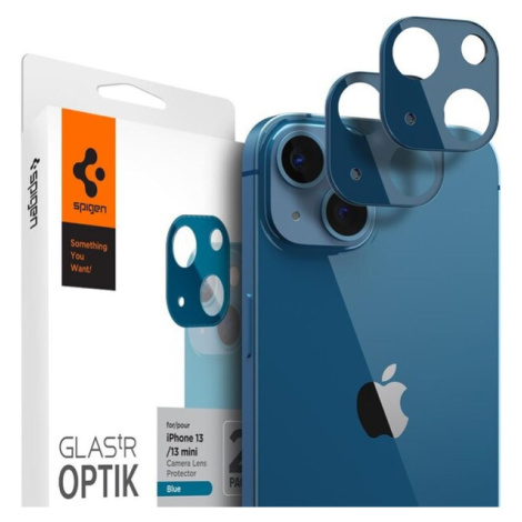 Spigen tR Optik 2 Pack tvrzené sklo na fotoaparát iPhone 13/13 mini modré