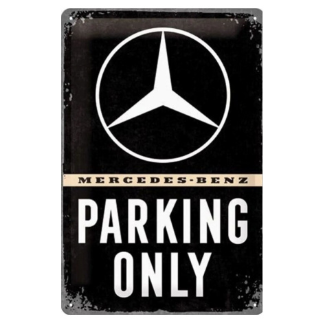 Plechová cedule Mercedes-Benz - Parking Only, (20 x 30 cm) POSTERSHOP
